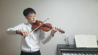 John Kim 김상현 | J.S.Bach Violin Sonata No.1 in G minor, Presto