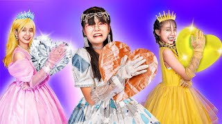 Poor Vs Rich Vs Giga Rich At The Ball | I Have A Crush On The Prince | Baby Doll Show