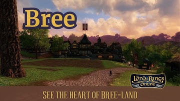 LOTRO: Bree, Capital of Bree-land first-person walk.