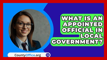 What Is An Appointed Official In Local Government? - CountyOffice.org