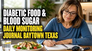 Diabetic Food & Blood Sugar Daily Monitoring Journal Baytown Texas