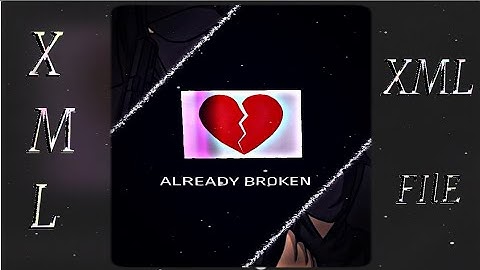 New Broken heart 💔🙂 Happy or Sad🥺Xml File Alight Motion 🤯Sad Xml File By Crazy boy editing 💫