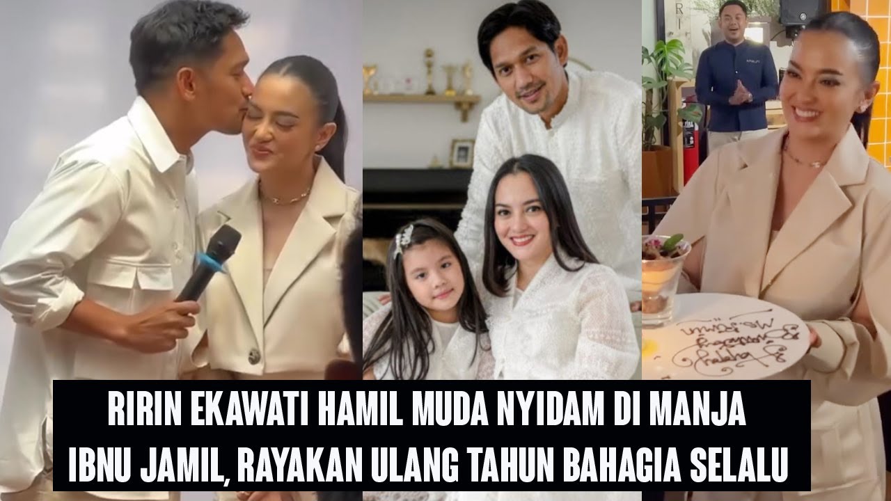 Sedang  hamil muda, Ririn Ekawati selalu dimanja Ibnu Jamil dan tambah cantik