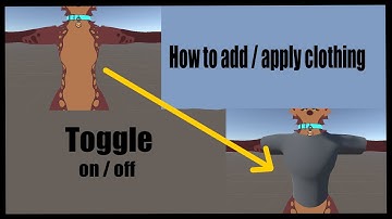How to add / apply clothing to your VRChat model and making it a toggle