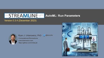 STREAMLINE AutoML: Run Parameters