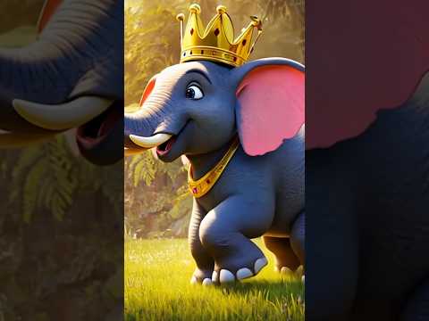 Hathi Raja Kahan Chale, हाथी राजा कहाँ चले, Hindi Animals Rhymes, Kids Entertainment #shorts #viral