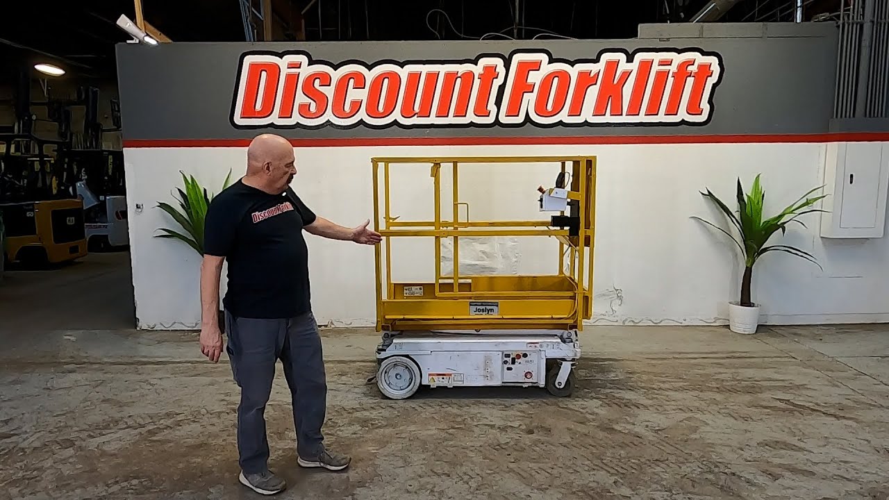 HYBRID HB1230 550lb Electric 24V 0967 Scissor Lift for Sale YouTube