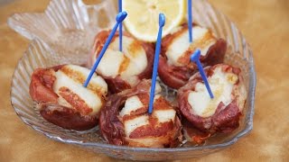 Морские гребешки с прошутто (GRILLED PROSCIUTTO-WRAPPED SCALLOPS) Морские гребешки с прошутто (GRILLED PROSCIUTTO-WRAPPED SCALLOPS)