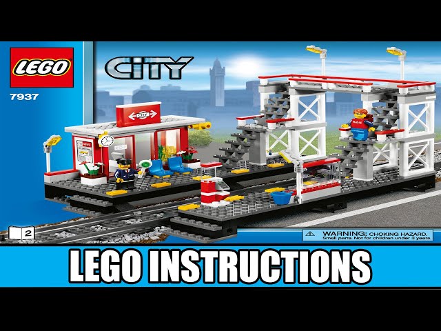 LEGO Instructions | City | 7937 | Train Station (Book 2) - YouTube