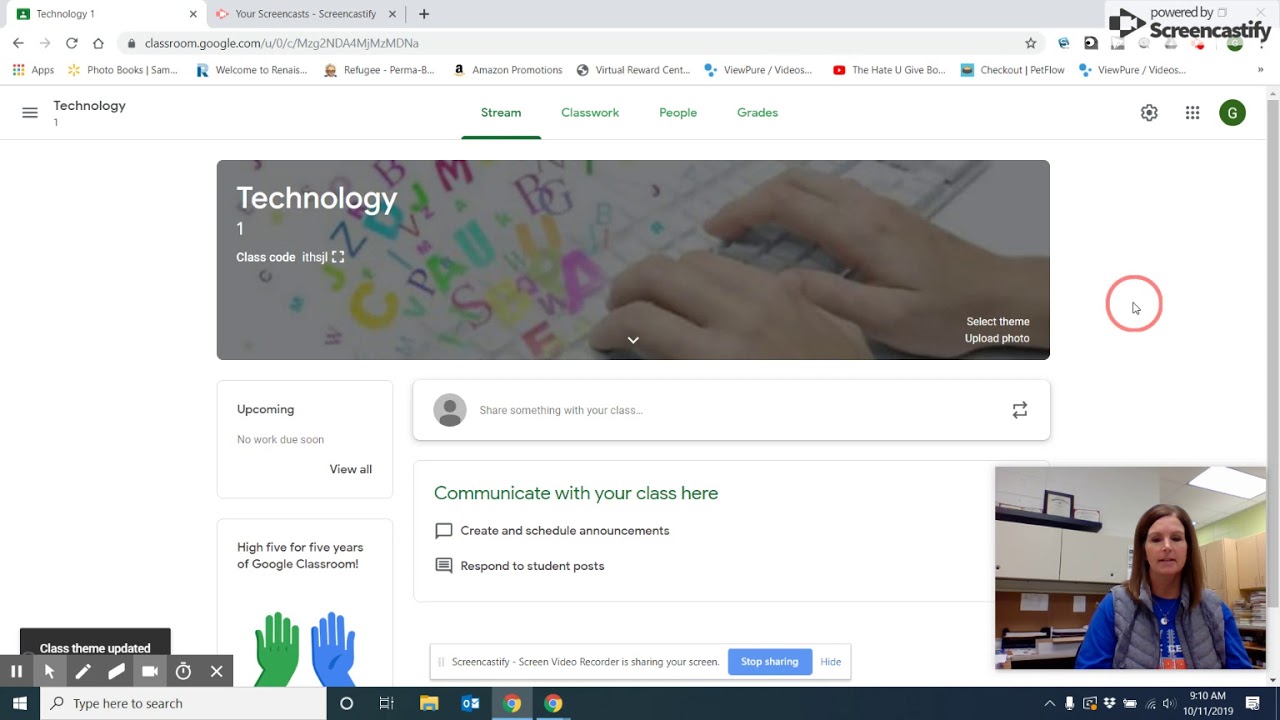 How to Create a Class in Google Classroom - YouTube
