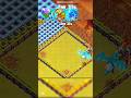 Dragons v/s 3 multi inferno towers | Clash of clans #coc #clashofclans #shorts