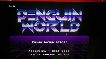 [#Megadrive #homebrew #SGDK] Penguin World - Titulo (Alpha 0.01) Fade in out test