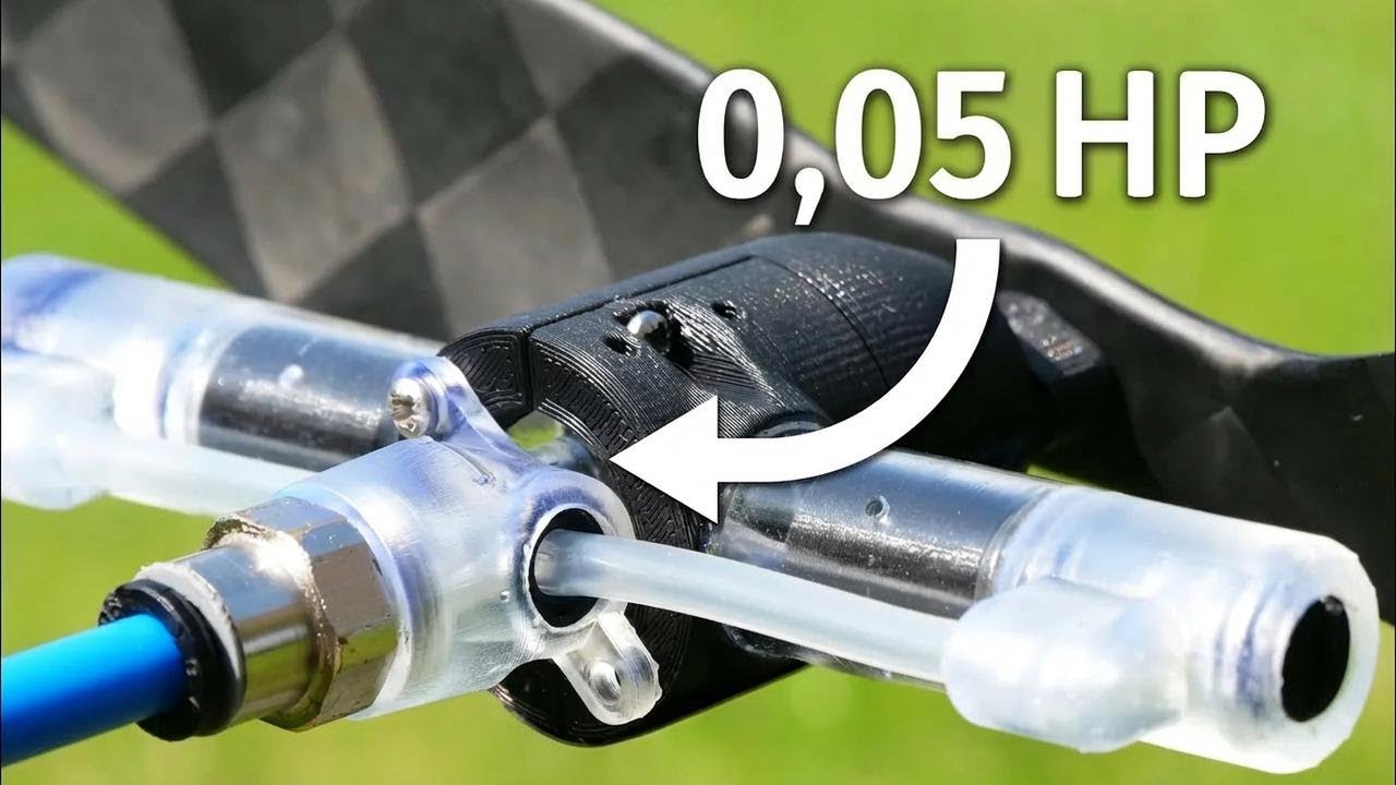 Vzduchový motor s 4 500 otáčkami za minutu – neuvěříte, jak je rychlý!