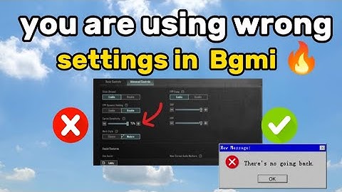 Bgmi all advance basic & settings is here | bgmi main basic settings control kaise kare #pubgmobile