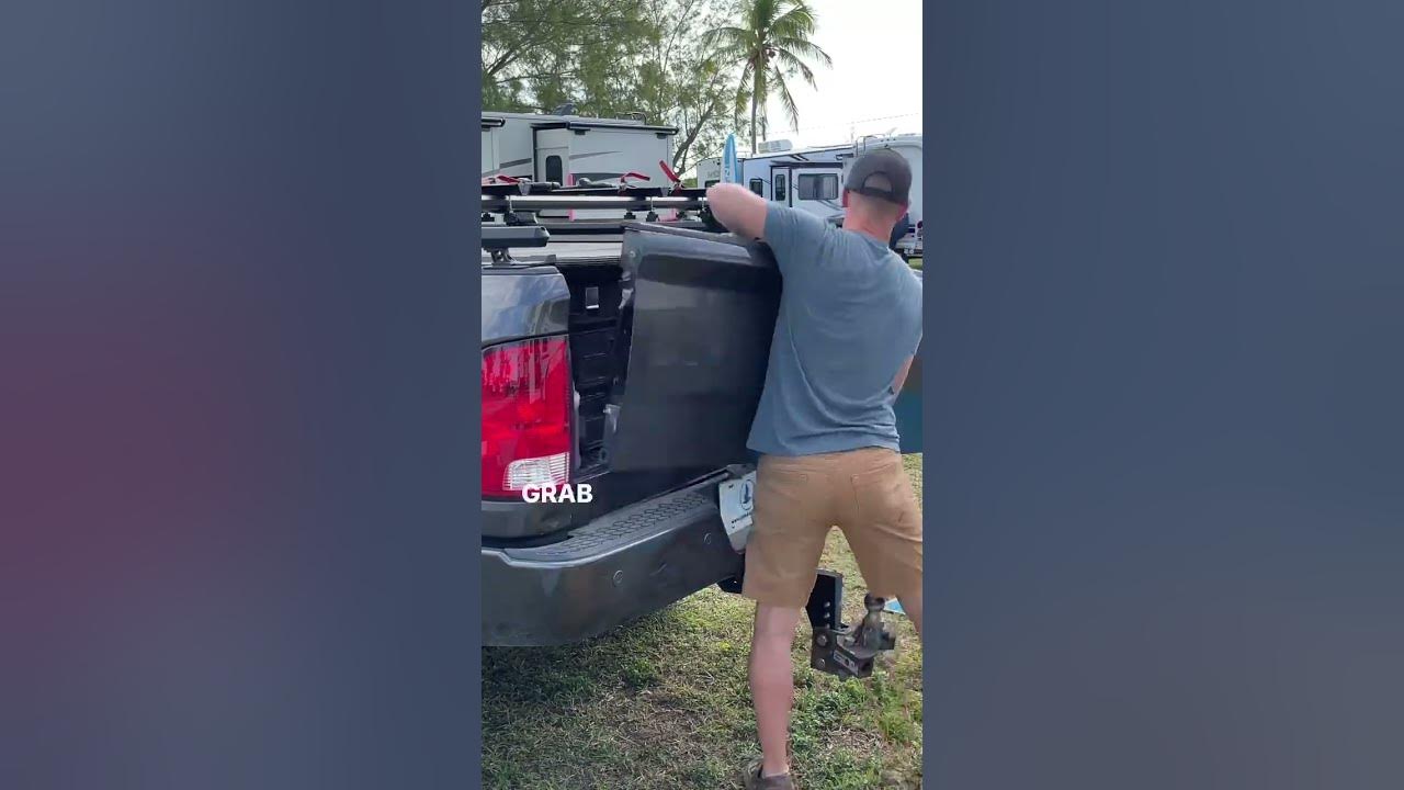 How to prevent tailgate theft. truck diy lifehack theft security 