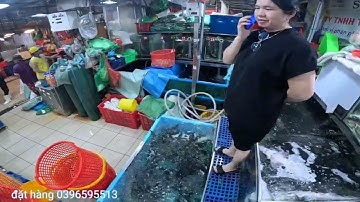 Giá tôm cá ốc chợ Bình Điền ngày 30/11. 