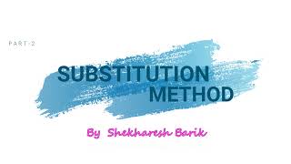 Information Recurrence - Substitution Method (Design and Analysis of Algorithm) - Part-2 News