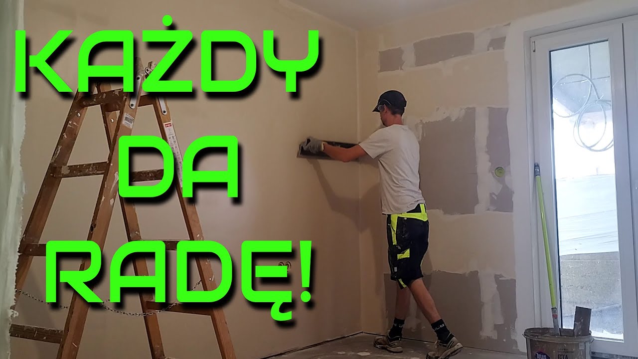 Szpachlowanie ścian dla początkujących – wałkiem i nożem