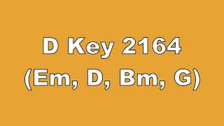 D Key 2164 Em, D, Bm, G
