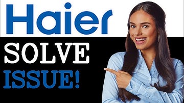 How To Fix Haier Washing Machine Error E4 Water Fill In Issue (2025)