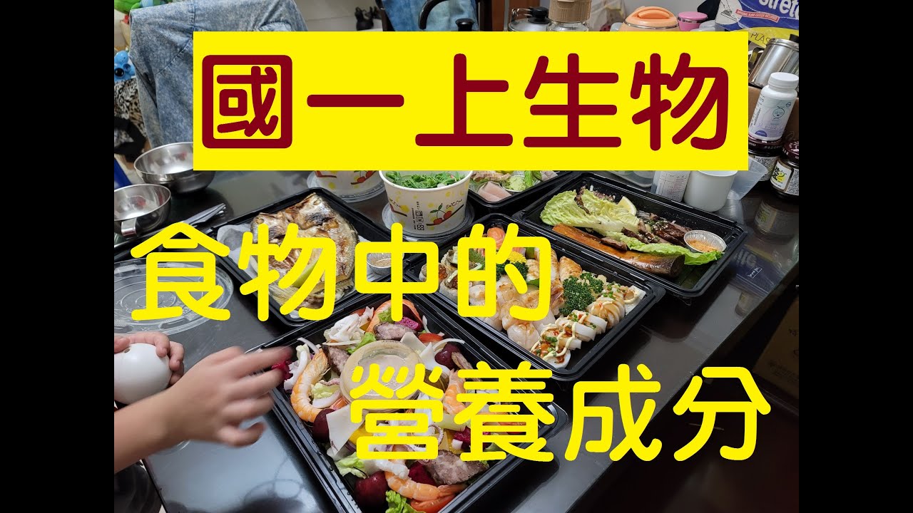 國一上生物 3-1 食物中的養分．熱量的轉換計算．養分怎麼利用｜國一生物 | 108課綱