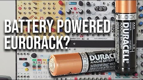 Battery Powered Modular Synth Tutorial: Choosing the right battery to take modular synth anywhere