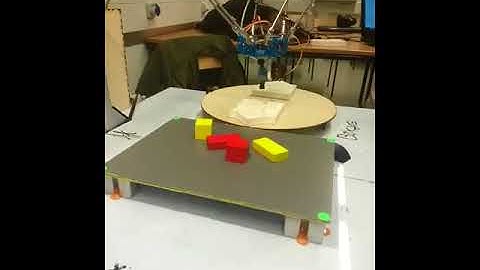Delta robot with vision