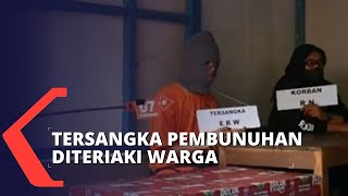 Rekonstruksi Kasus Pembunuhan Wanita Hamil, Kedatangan Tersangka Diteriaki Warga!