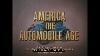 1959 ”AMERICA  THE AUTOMOBILE AGE” AMERICAN MOTORS CORP.   RAMBLER PROMO FILM 88814