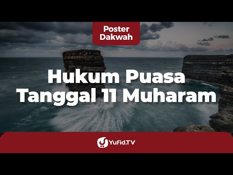 Hukum Puasa 11 Muharram Poster Dakwah Yufid Tv Youtube