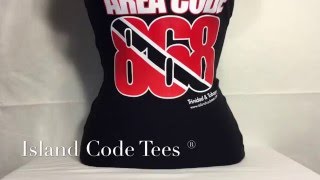 AREA CODE 868 LADIES TANK TEE screenshot 2