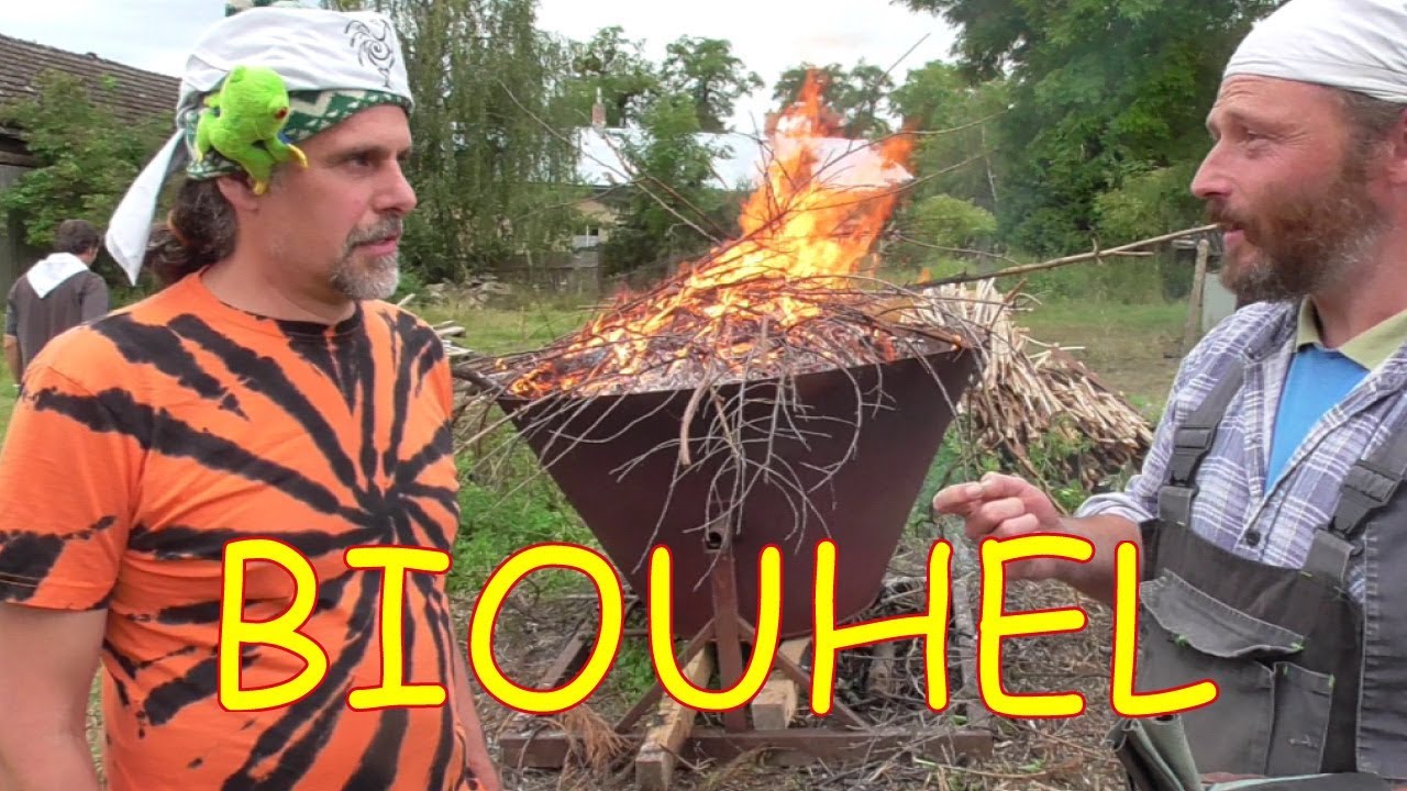 Biouhel, PRAuhel, kon tiki - výroba dřevěného uhlí do půdy