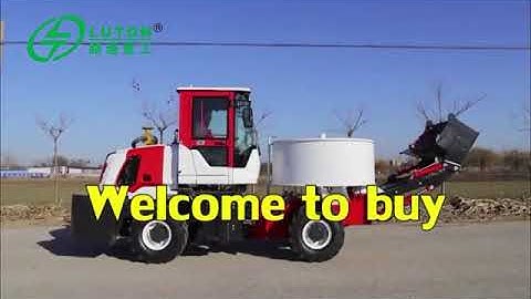 Luton Self Loading Concrete Pan Mixer