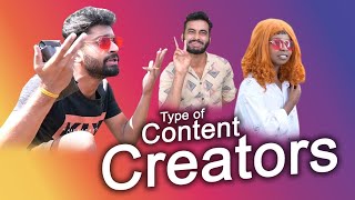 TYPES OF CONTENT CREATORS