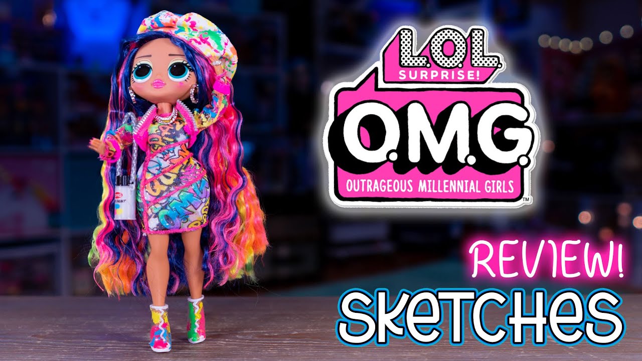 LOL Surprise! OMG Sketches Doll Review! 