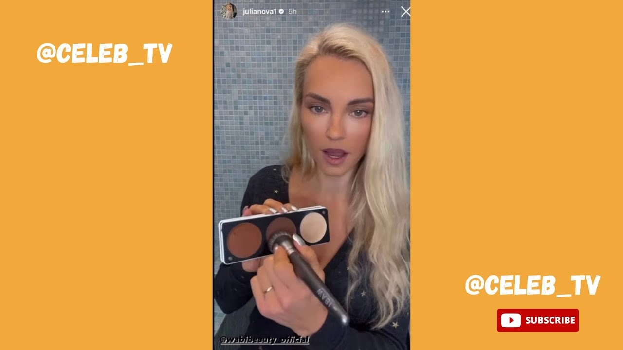 Η Τζούλια Νόβα δείχνει πως να κάνετε γωνιές στο πρόσωπο σας 👱🏻‍♀️👩🏼‍🎨💅🏻