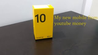 my new mobile from youtube money