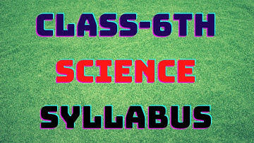 class 6 science syllabus | grade 6 science syllabus