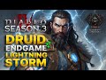 LIGHTNING STORM DRUID ENDGAME BUILD⚡ Diablo IV Season 3