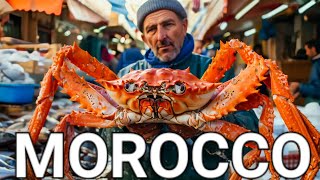 TANGIER MOROCCO, EXPLORING VIBRANT FISH MARKET AND ANCIENT MEDINA, NORTH AFRICA, 4K HDR