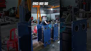 Nhận sản xuất trao đổi nhiệt dạng tấm – theo yêu cầu hệ thống #dtptech #shots #phe #heatexchanger