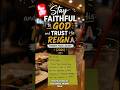 Stay Faithful to God and Trust His Reign-Strength, Peace &amp; Victory (2026) #shorts #faithoverfear