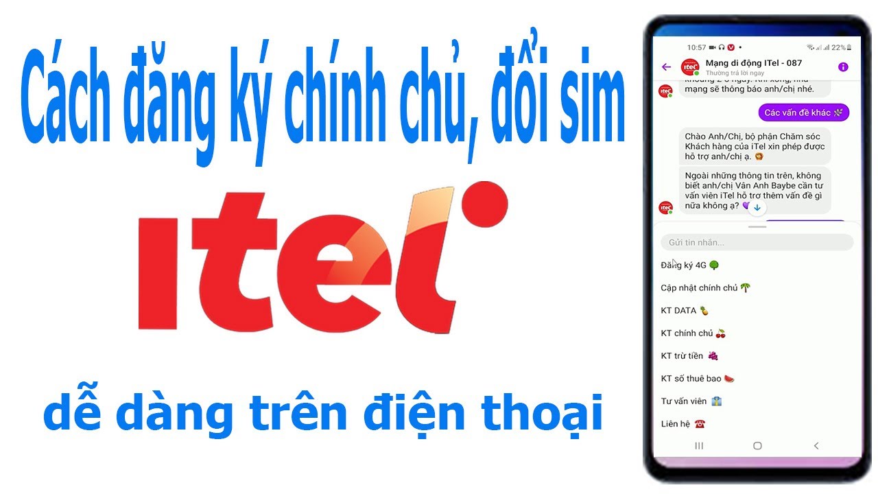 Cách Đăng Ký Chính Chủ Sim iTel: Hướng Dẫn Đầy Đủ Từ A-Z Cho Người Dùng Mới