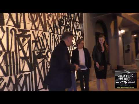 Alec Baldwin and Ireland Baldwin has dinner at Craig's Restaurant in West Hollywood