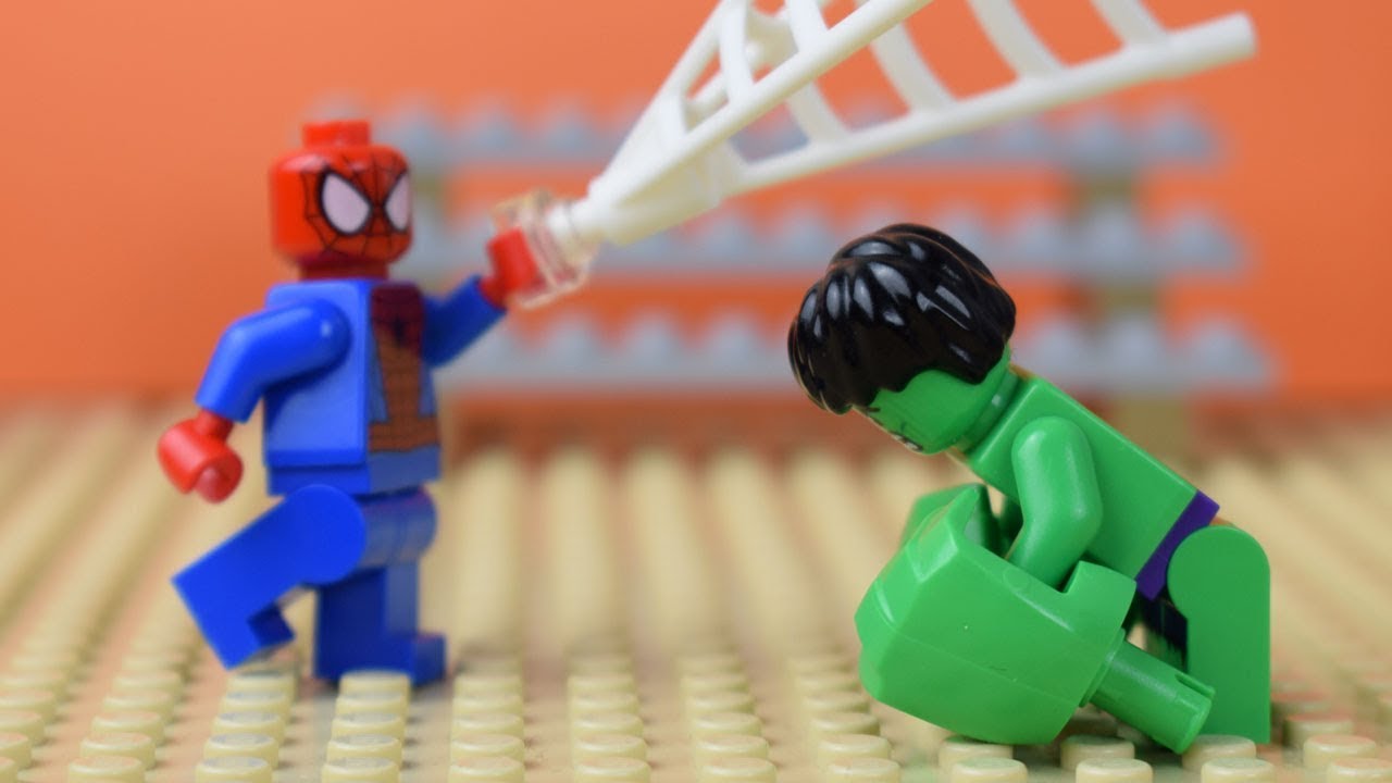 lego spiderman and hulk