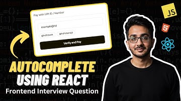 Build Razorpay Like Autocomplete | Frontend Interview Question