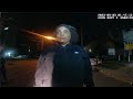 Police Watch Helplessly as Woman Crashes her Car into a Tree and Try to Break the Window