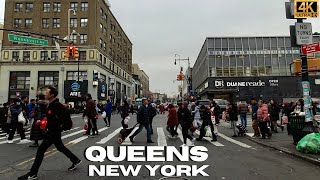 Driving Flushing Queens NY 4K