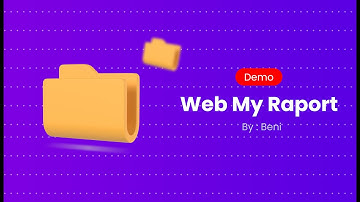 Demo Aplikasi My Raport | Laravel 8