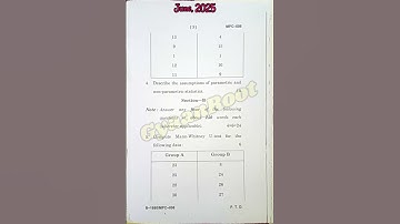 MPC-006: STATISTICS IN PSYCHOLOGY #ignou #exam #june2025 #mpc